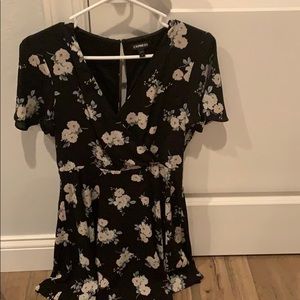 Express Dresses - Express Floral Wrap Dress Express Dresses - Express Floral Wrap Dress